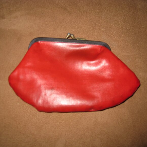 La Marquise Needlepoint Purse Handbag Leather Vintage - Picture 14 of 15